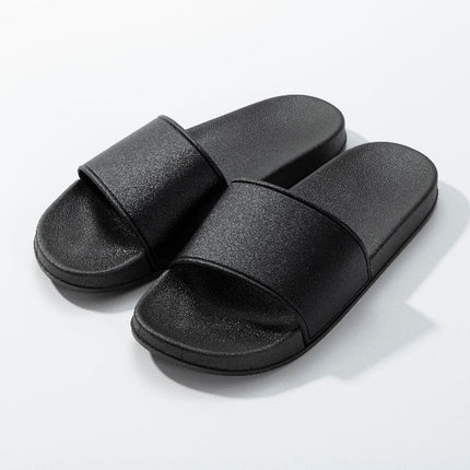 Craft Express Black DTF Sliders – Adult Size Customizable Slide Sandals