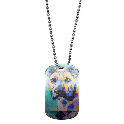 Sublimation Dog Tag Necklace Blank - 2 Sided | Custom Military Id |  Sublimation Pet ID by INNOSUB USA