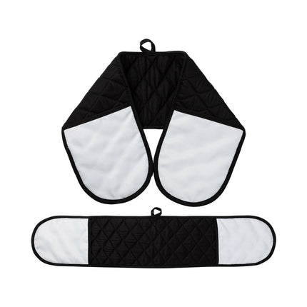 Craft Express 2 Pack Double Mitt Sublimation Pot Holders Sublimation-Ready
