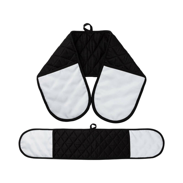 Craft Express 2 Pack Double Mitt Sublimation Pot Holders Sublimation-Ready