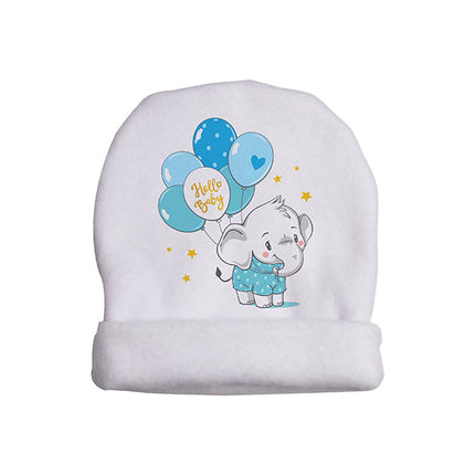 Craft Express 4 Pack Fleece Sublimation Baby Hats – Soft White Beanie Blanks