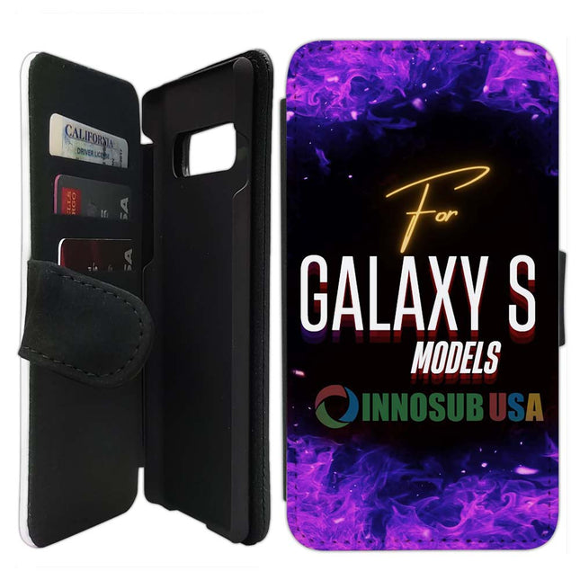 Sublimation Blanks Flip Wallet Leather Case Compatible with iPhone / Galaxy / Note