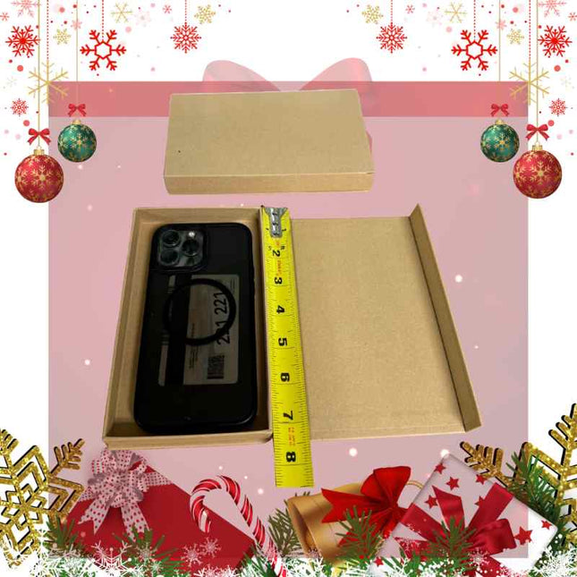 Gifting Hardboard Phone Case Box - White | Brown Box [K1]