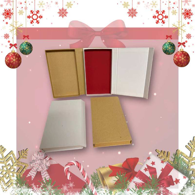 Gifting Hardboard Phone Case Box - White | Brown Box [K1]
