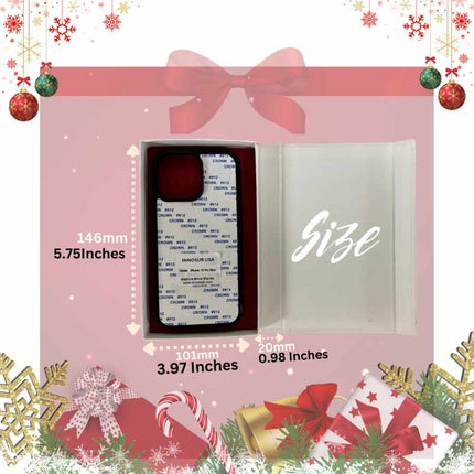 Gifting Hardboard Phone Case Box - White | Brown Box [K1]