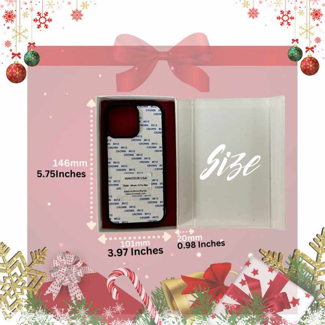 Gifting Hardboard Phone Case Box - White | Brown Box [K1]