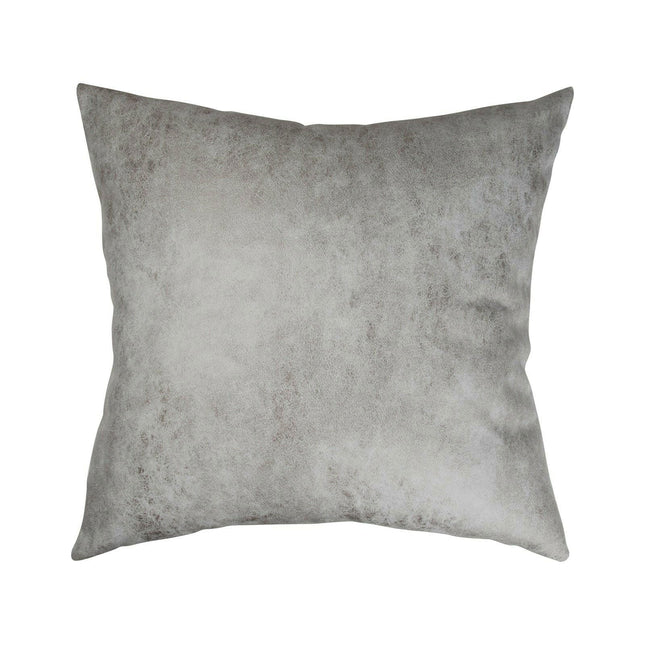 Craft Express 4 Pack Grey Vegan Leather Sublimation Pillow Covers – 18"x18" with Zipper