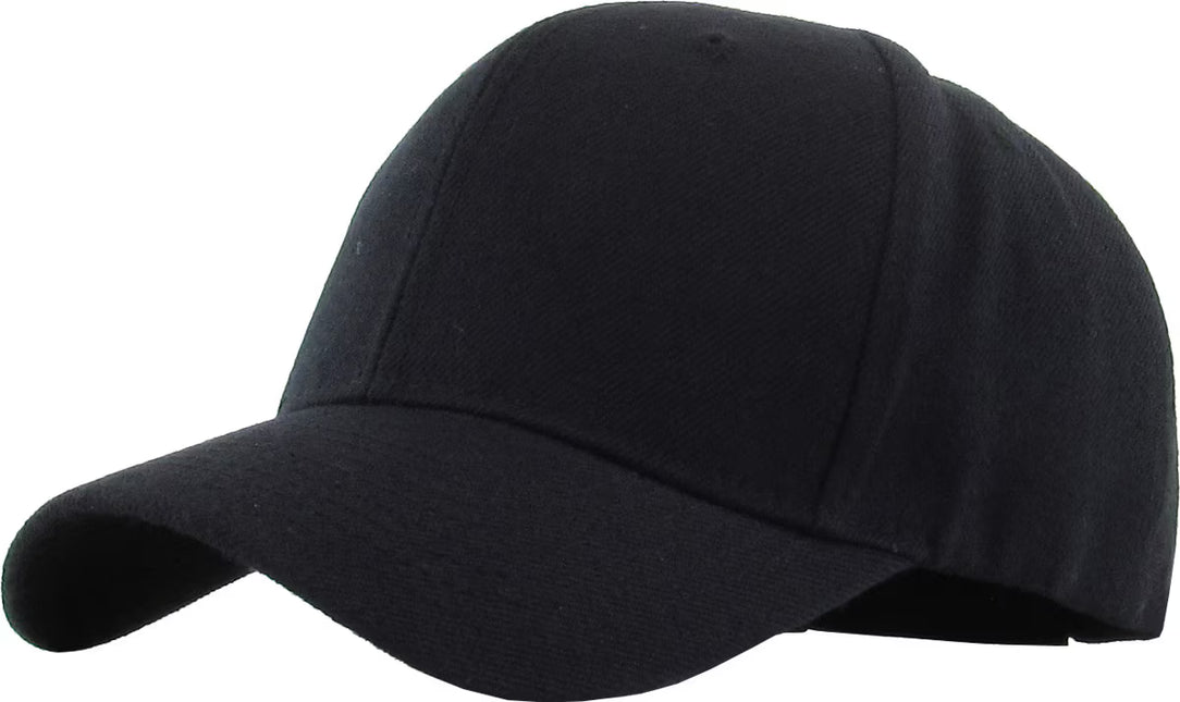 Solid Velcro Baseball Cap