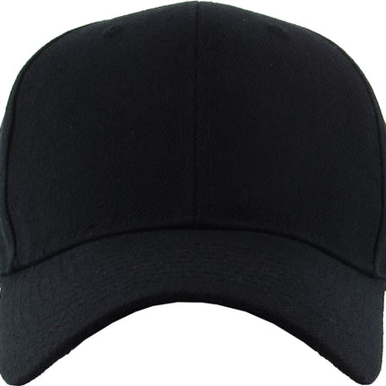 Solid Velcro Baseball Cap