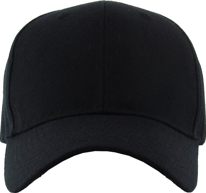 Solid Velcro Baseball Cap
