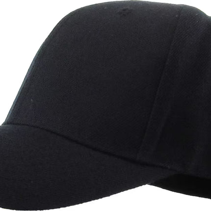 Solid Velcro Baseball Cap