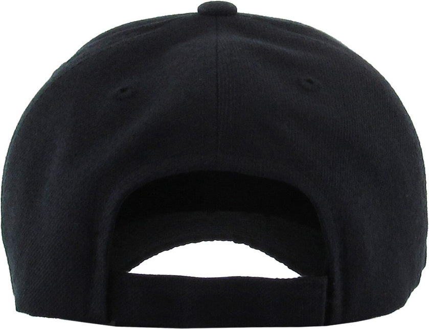 Solid Velcro Baseball Cap