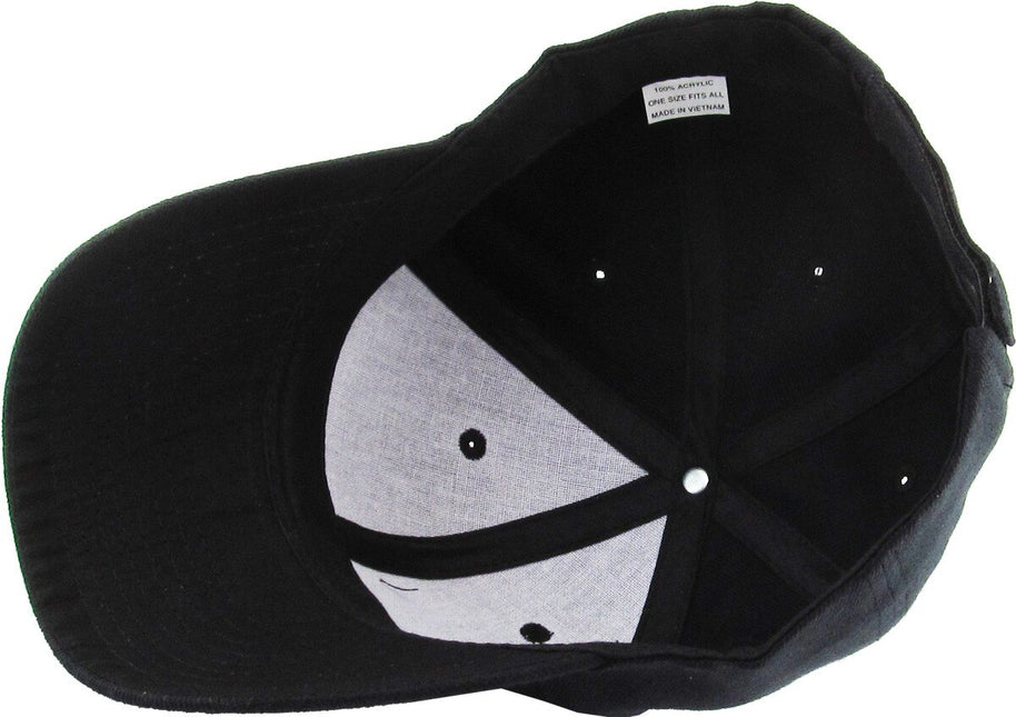 Solid Velcro Baseball Cap