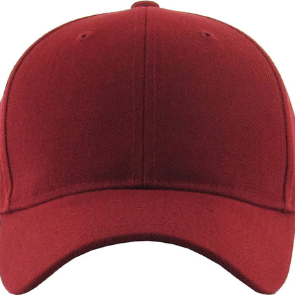 Solid Velcro Baseball Cap