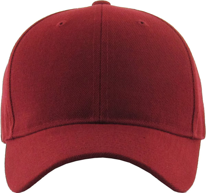 Solid Velcro Baseball Cap