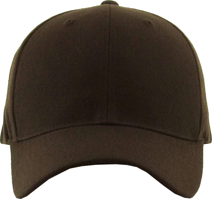 Solid Velcro Baseball Cap