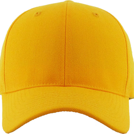 Solid Velcro Baseball Cap