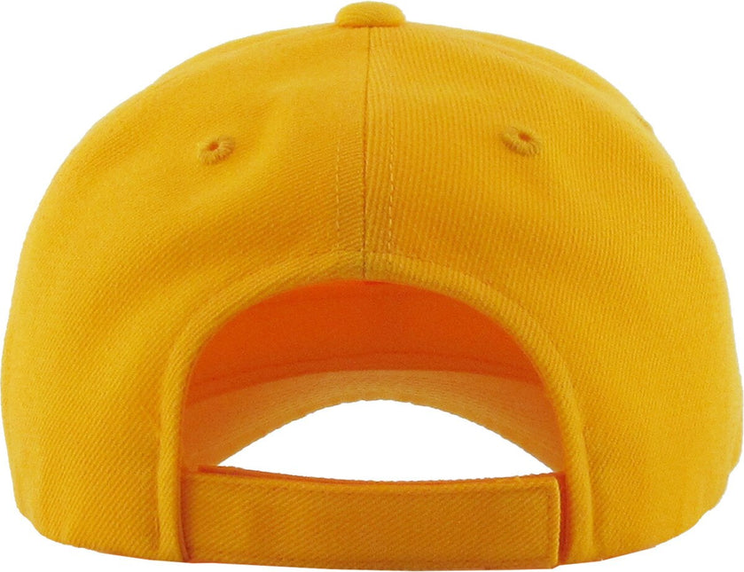 Solid Velcro Baseball Cap