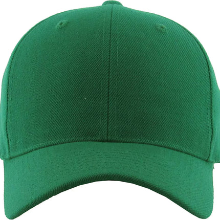 Solid Velcro Baseball Cap