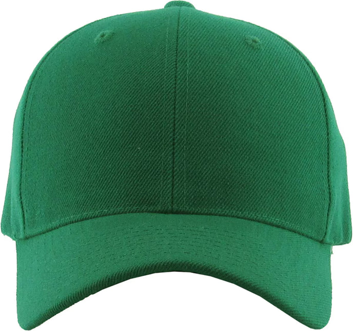 Solid Velcro Baseball Cap