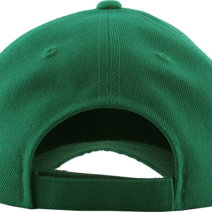 Solid Velcro Baseball Cap