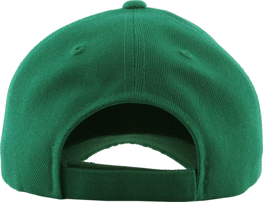 Solid Velcro Baseball Cap