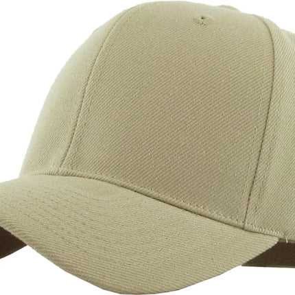 Solid Velcro Baseball Cap
