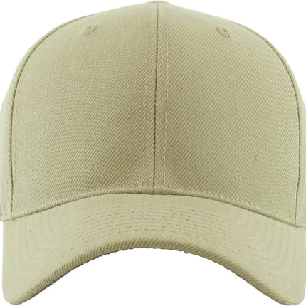 Solid Velcro Baseball Cap