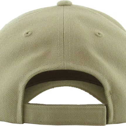 Solid Velcro Baseball Cap