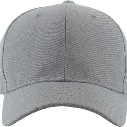Solid Velcro Baseball Cap