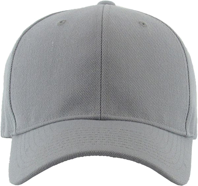 Solid Velcro Baseball Cap
