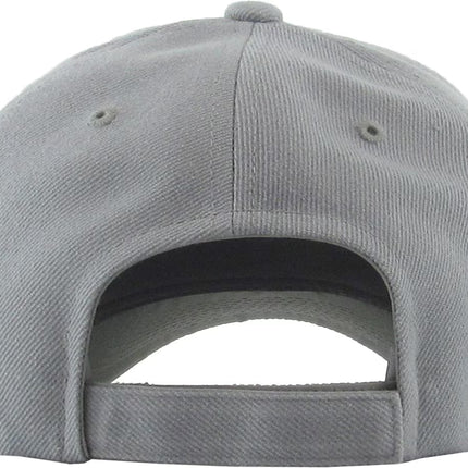 Solid Velcro Baseball Cap
