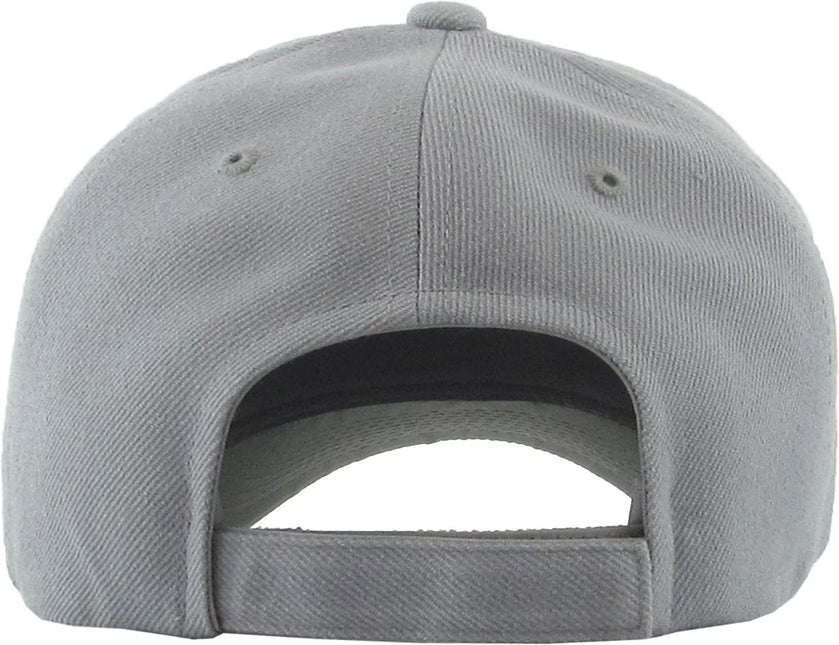 Solid Velcro Baseball Cap