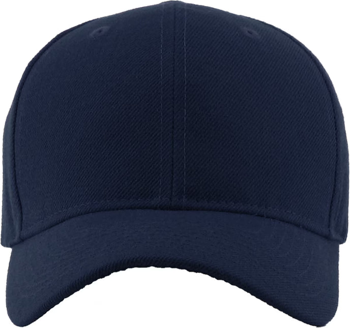 Solid Velcro Baseball Cap