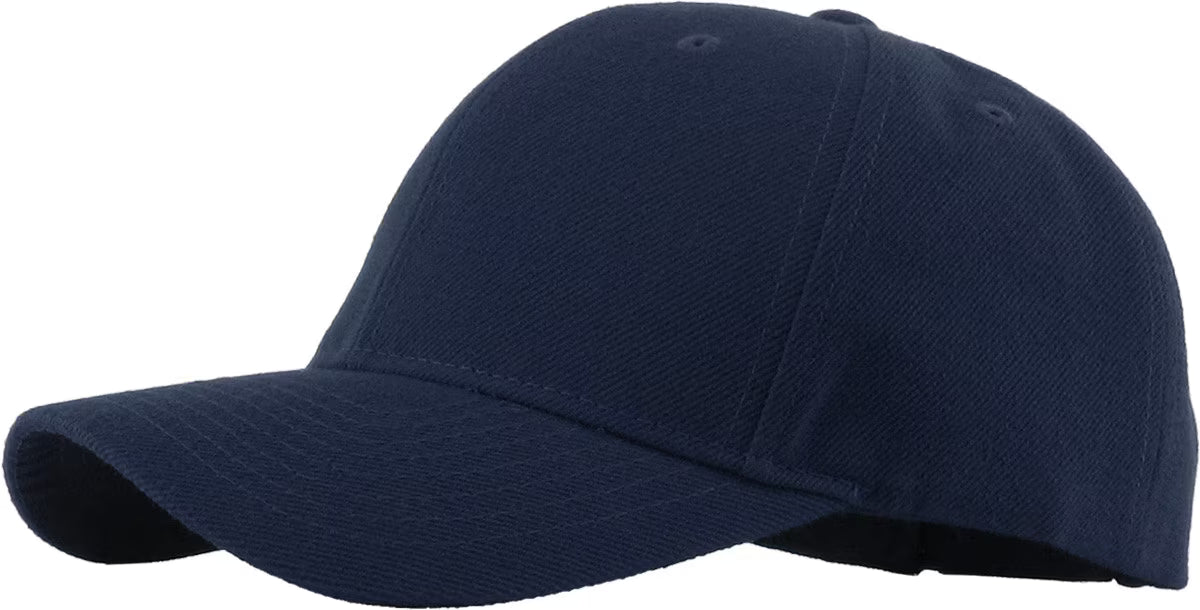Solid Velcro Baseball Cap