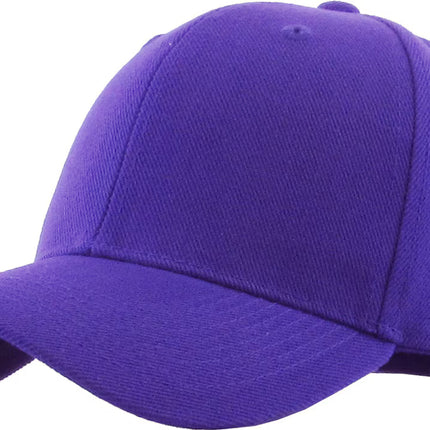 Solid Velcro Baseball Cap