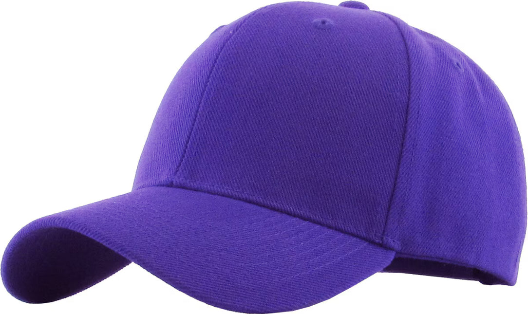 Solid Velcro Baseball Cap