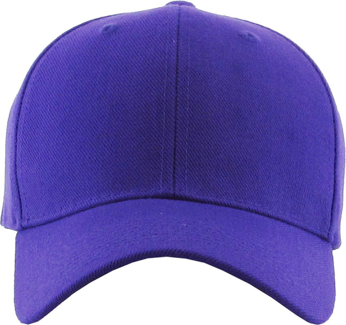 Solid Velcro Baseball Cap