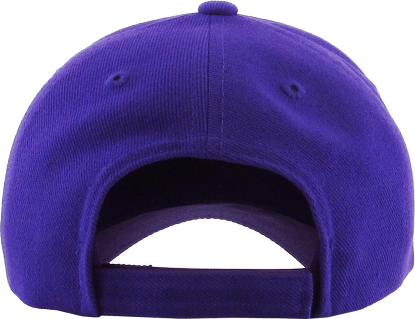 Solid Velcro Baseball Cap
