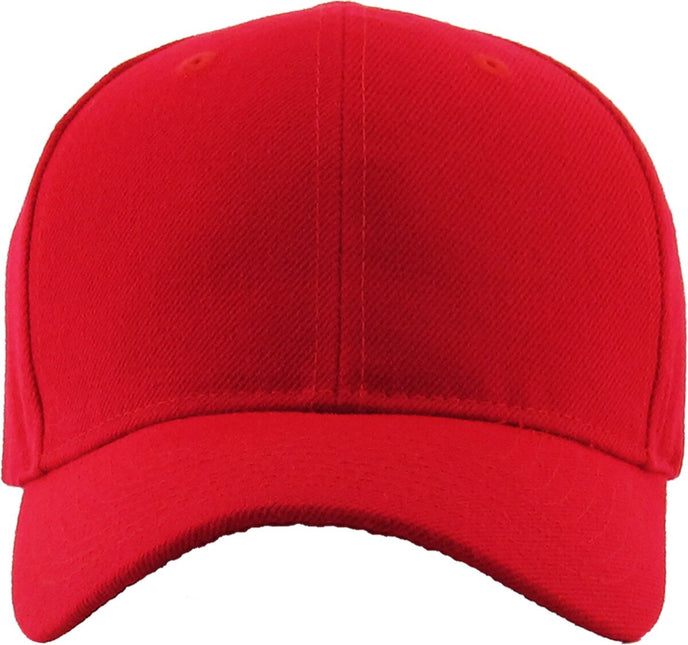 Solid Velcro Baseball Cap
