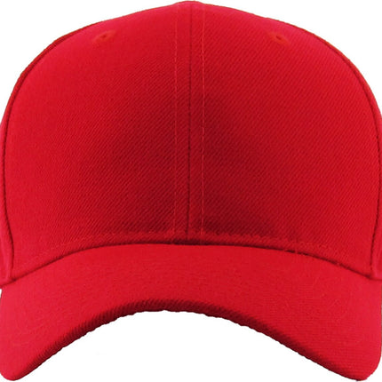 Solid Velcro Baseball Cap