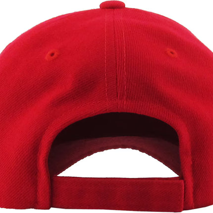 Solid Velcro Baseball Cap