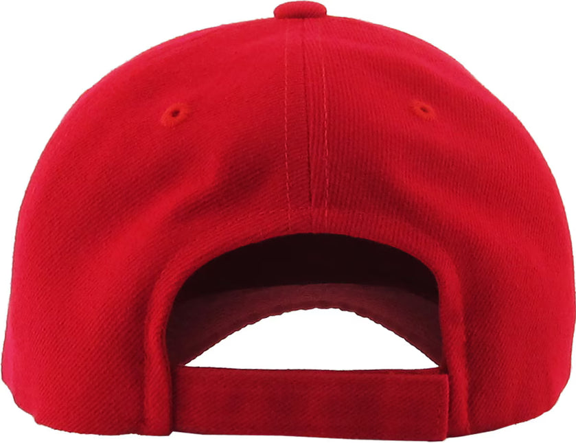 Solid Velcro Baseball Cap