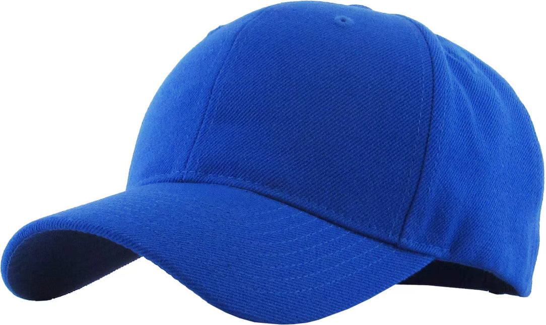 Solid Velcro Baseball Cap