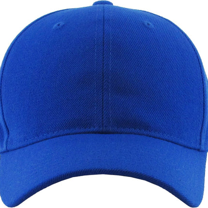 Solid Velcro Baseball Cap