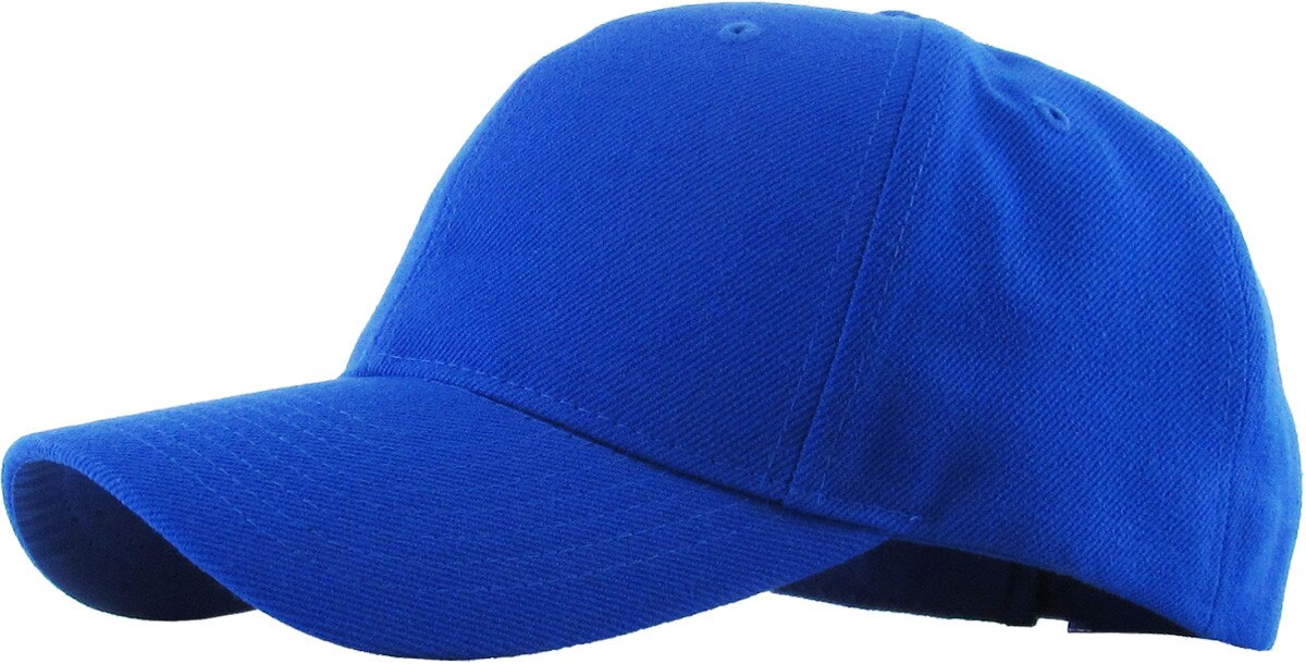 Solid Velcro Baseball Cap