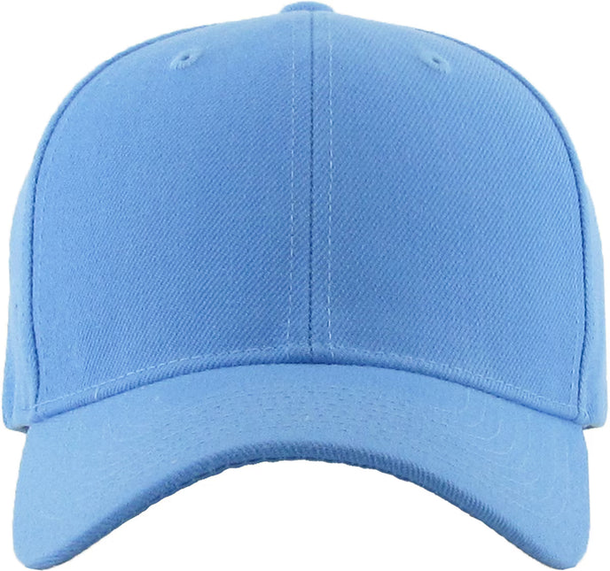 Solid Velcro Baseball Cap