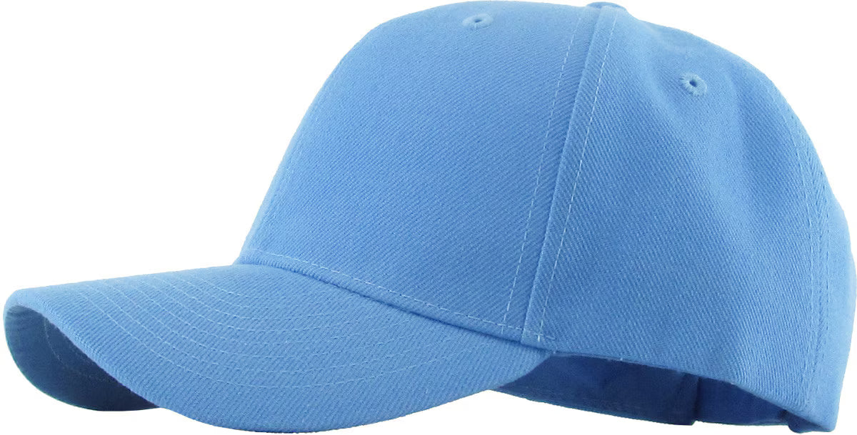 Solid Velcro Baseball Cap