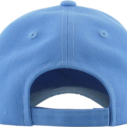 Solid Velcro Baseball Cap