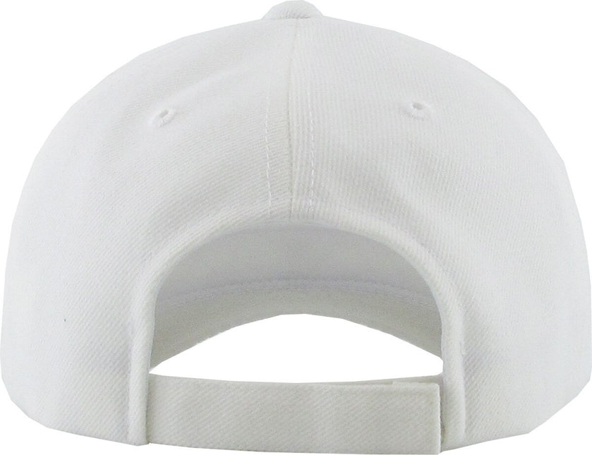 Solid Velcro Baseball Cap